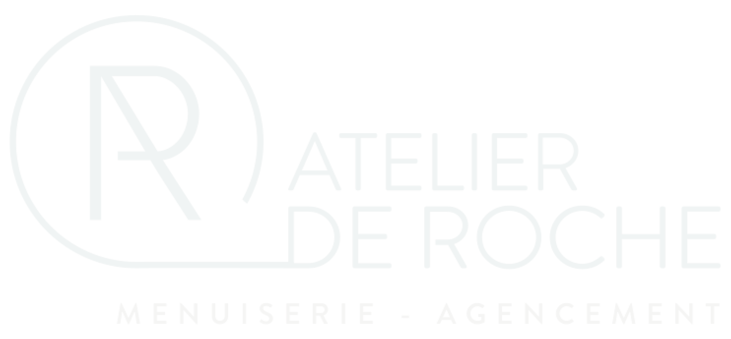 logo atelier de roche blanc